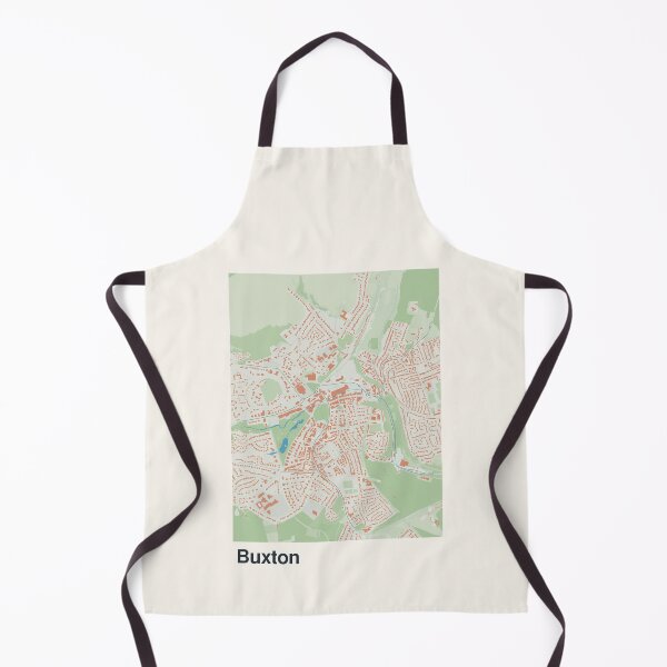 Item preview, Buxton Minimalistic Map Art designed and sold by MapsNerd.