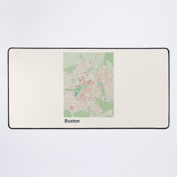 Item preview, Buxton Minimalistic Map Art designed and sold by MapsNerd.