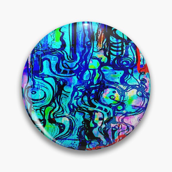Item preview, Blue Squiggle Abstract designed and sold by ViaARTfactory.