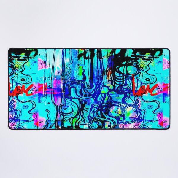 Item preview, Blue Squiggle Abstract designed and sold by ViaARTfactory.