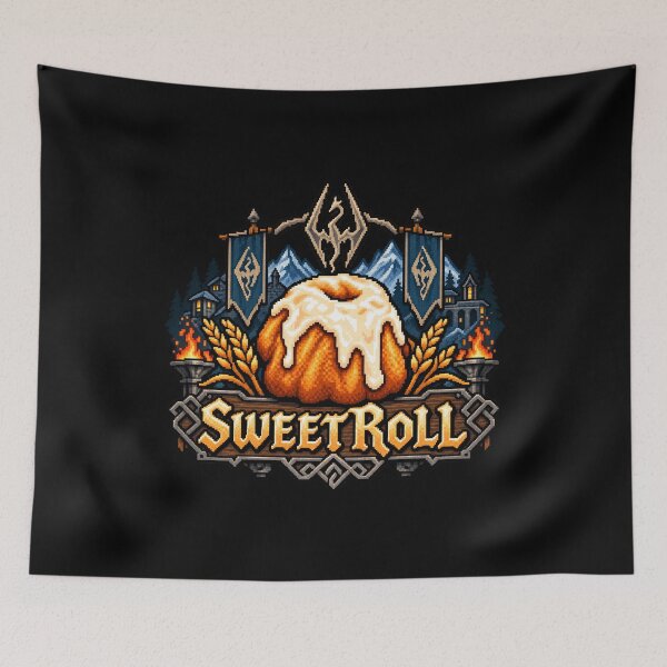 Item preview, Skyrim Sweet Roll Elder Scrolls designed and sold by Pandaburba.