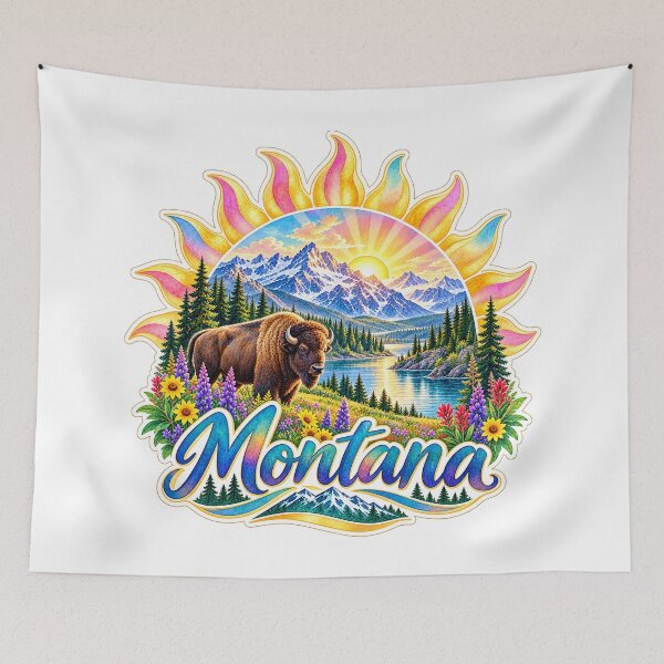 Item preview, Big Sky State Sun designed and sold by Whimspired By Paxx.