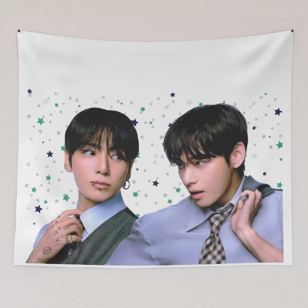 Item preview, BTS Jungkook and V Taekook Starry Night designed and sold by Mooncreates7.