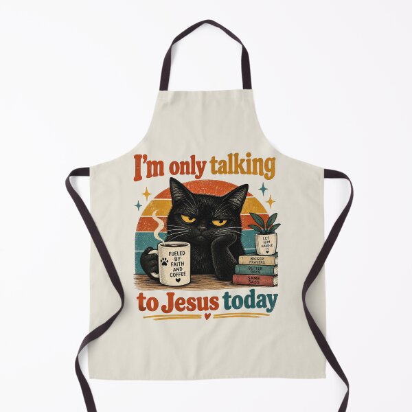Item preview, Funny Christian Cat, Grumpy Cat Coffee, Sarcastic Cat Mom, Christian Humor, Faith Based Cat, Funny Jesus Gift, Coffee Lover Gift, Cat Mom Gift designed and sold by Quiajia.