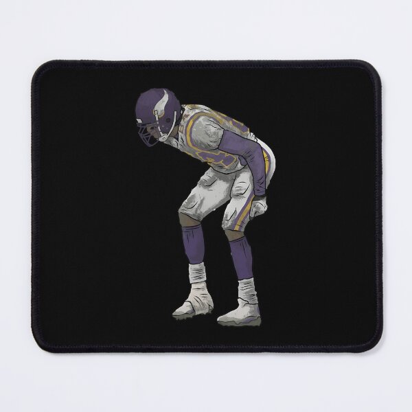 Item preview, Crouching Player Purple and Gold Cartoon designed and sold by BlueSarcasm.