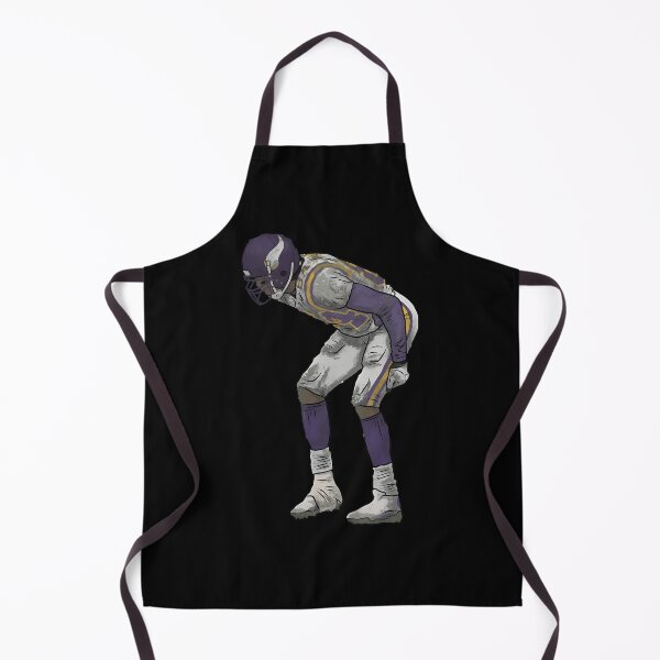 Item preview, Crouching Player Purple and Gold Cartoon designed and sold by BlueSarcasm.
