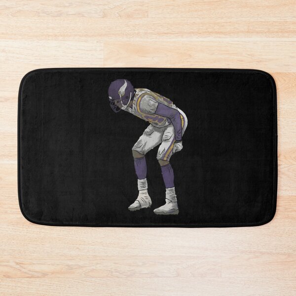Item preview, Crouching Player Purple and Gold Cartoon  designed and sold by BlueSarcasm.
