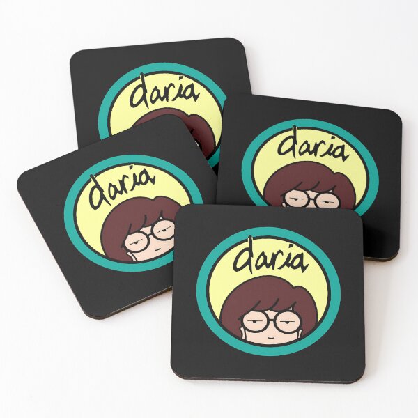Item preview, Sarcastic Cartoon Girl With Glasses Circular Badge designed and sold by GabrielBelis.