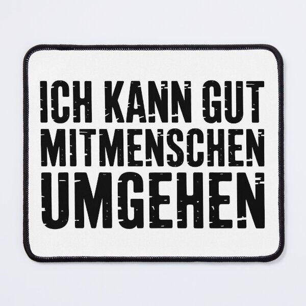 Item preview, Ich kann gut mitmenschen umgehen – Wortspiel Design designed and sold by LoFizzy.