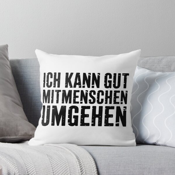 Item preview, Ich kann gut mitmenschen umgehen – Wortspiel Design designed and sold by LoFizzy.