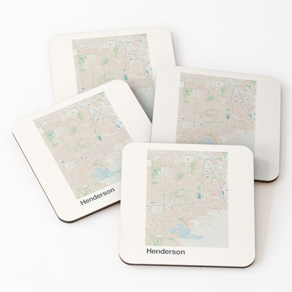 Item preview, Henderson Minimalistic Map Art designed and sold by MapsNerd.