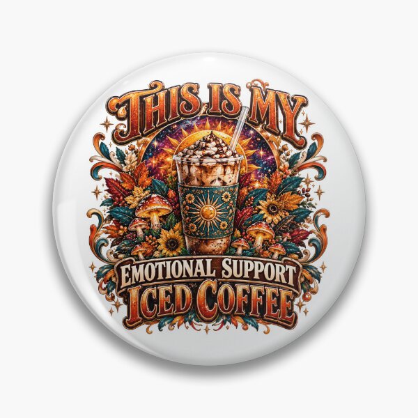 Item preview, This Is My Emotional Support Iced Coffee designed and sold by Sovereign Supply Co..