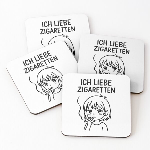 Item preview, Ich liebe Zigaretten – Wortspiel Design designed and sold by LoFizzy.