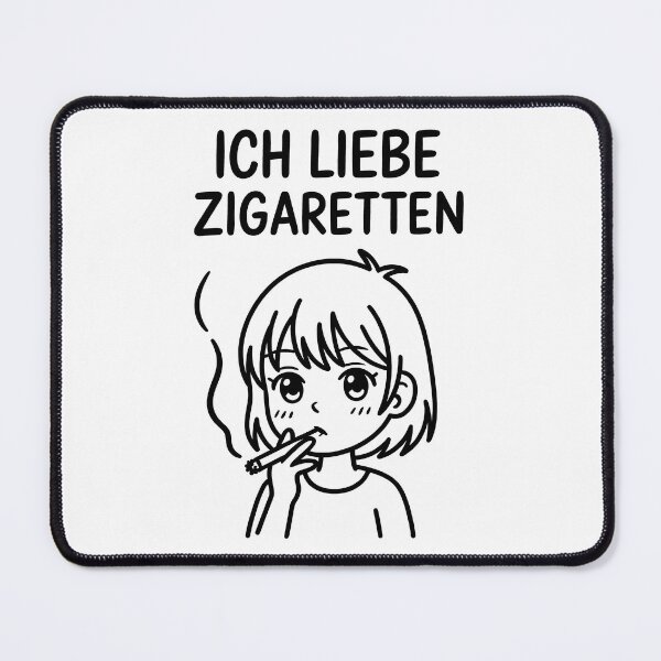 Item preview, Ich liebe Zigaretten – Wortspiel Design designed and sold by LoFizzy.