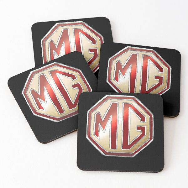 Item preview, Red And Gold Octagonal MG Motoring Emblem designed and sold by GabrielBelis.