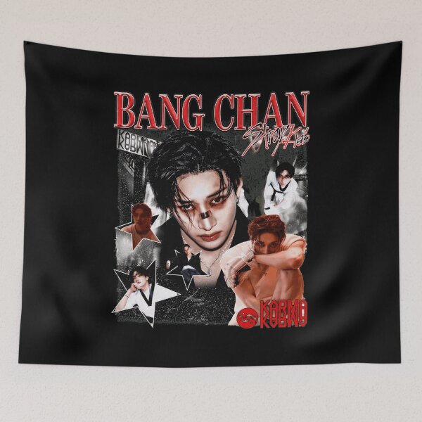 Item preview, Bang Chan Stray Kids Retro Vintage K-Pop Merch designed and sold by JessicaBa14769.