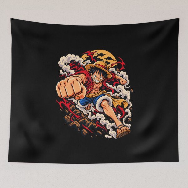 Item preview, Monkey D Luffy Gum Gum One Piece Pirate designed and sold by Pandaburba.
