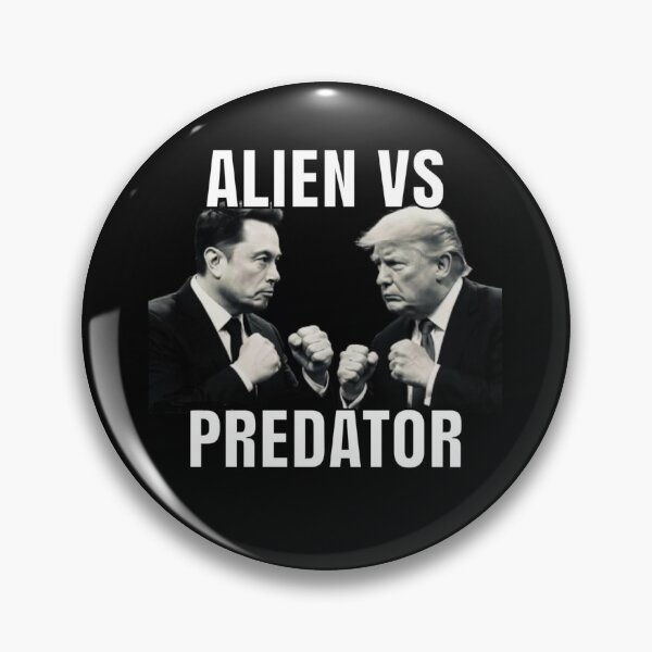 Item preview, Alien vs Predator -  Musk vs Trump – Political Satire Parody  designed and sold by IronLazarus.