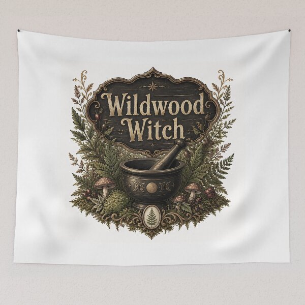 Item preview, Wildwood Witch Vintage Witch Shop Sign designed and sold by KristenosNehk.