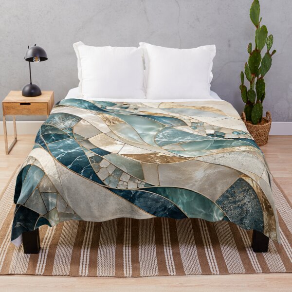 Item preview, Gilded Mosaic Garden  designed and sold by WeaveSphere.