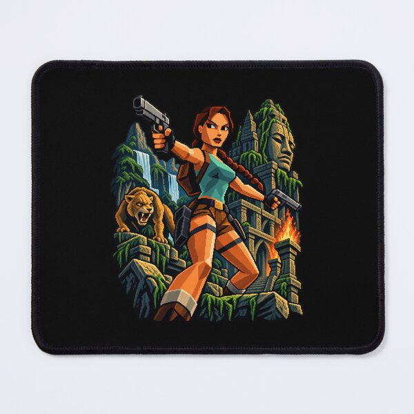 Item preview, Classic Lara Croft Tomb Raider Retro Gaming designed and sold by Pandaburba.