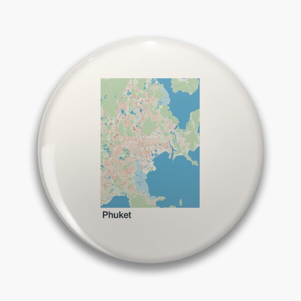 Item preview, Phuket Minimalistic Map Art designed and sold by MapsNerd.
