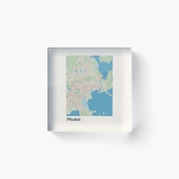 Item preview, Phuket Minimalistic Map Art designed and sold by MapsNerd.