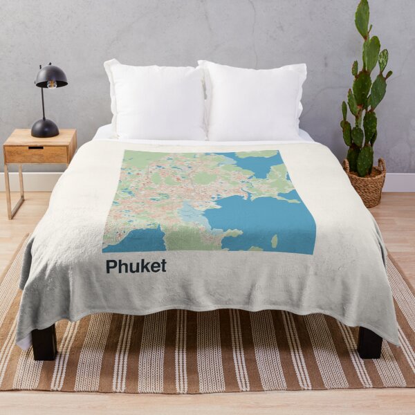 Item preview, Phuket Minimalistic Map Art designed and sold by MapsNerd.