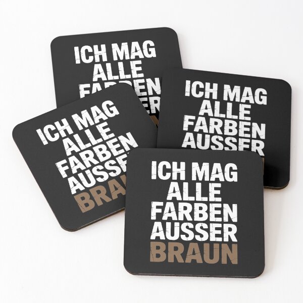 Item preview, Ich mag alle Farben ausser Braun - Linke Antifa Sticker designed and sold by LoFizzy.