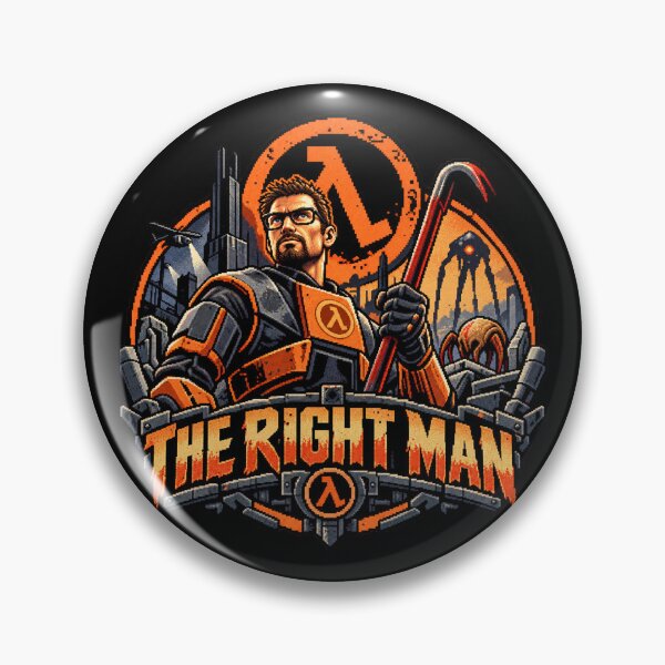 Item preview, Gordon Freeman Half Life The Right Man designed and sold by Pandaburba.