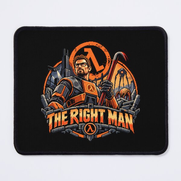 Item preview, Gordon Freeman Half Life The Right Man designed and sold by Pandaburba.