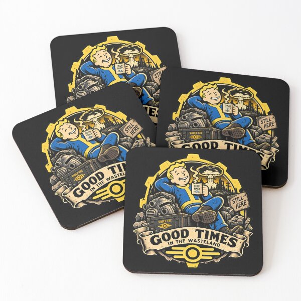 Item preview, Fallout Good Times in the Wasteland Vault Boy designed and sold by Pandaburba.