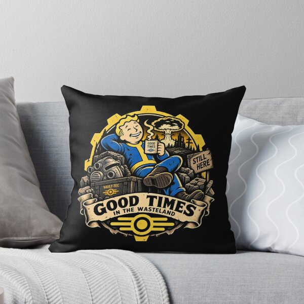 Item preview, Fallout Good Times in the Wasteland Vault Boy designed and sold by Pandaburba.