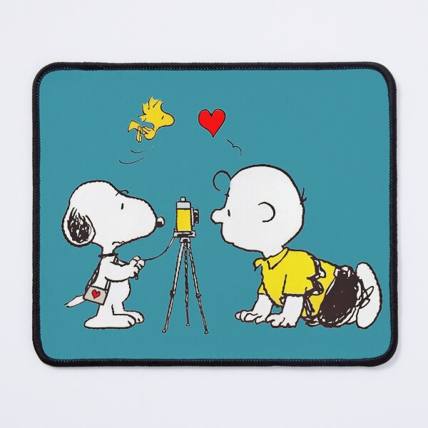 Item preview, Snoopy Taking Photo of Charlie Brown Funny Art designed and sold by Schulz Lightprint Studio.