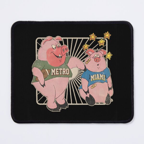 Item preview, Pig Football Metro vs Miami designed and sold by AnnamarieRath.