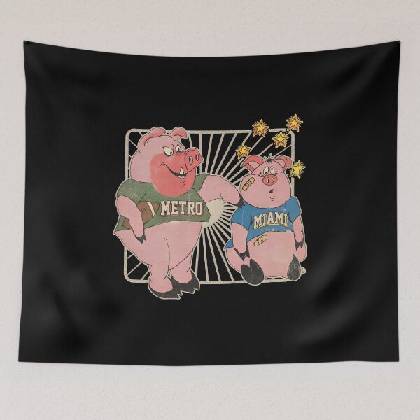 Item preview, Pig Football Metro vs Miami  designed and sold by AnnamarieRath.