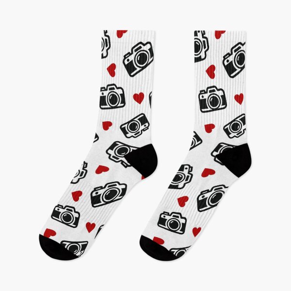 Item preview, Camera and Hearts – Photography Pattern designed and sold by OEKAKIYASAN.