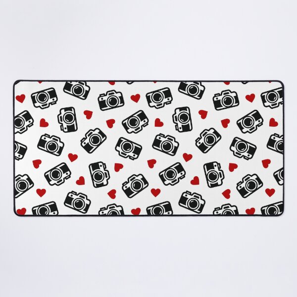 Item preview, Camera and Hearts – Photography Pattern designed and sold by OEKAKIYASAN.