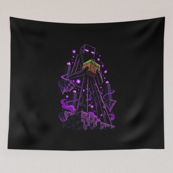 Item preview, Minecraft Enderman Purple End Dimension designed and sold by Pandaburba.