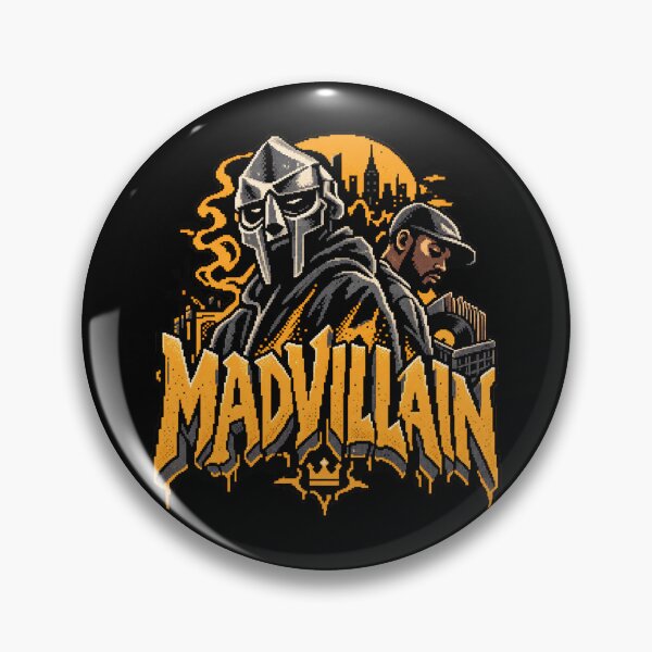 Item preview, Máscara de MF DOOM Madvillain Hip Hop designed and sold by Pandaburba.