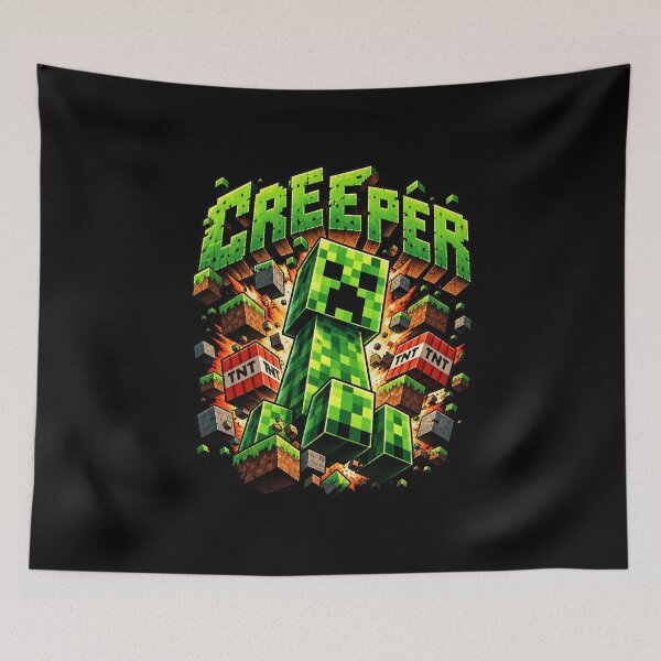 Item preview, Minecraft Creeper Explosive Block Monster designed and sold by Pandaburba.