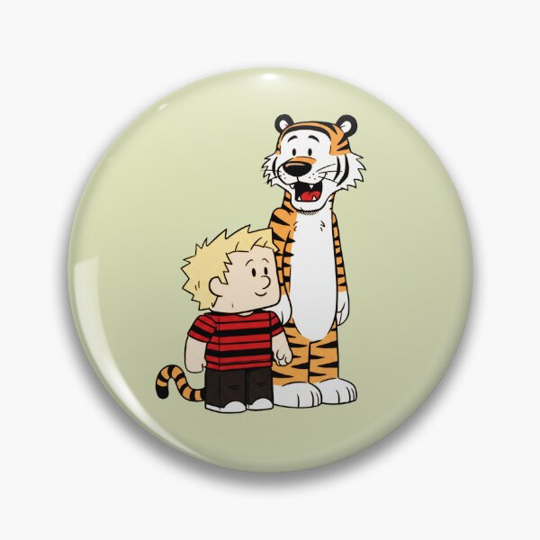 Aperçu de l'œuvre Calvin et Hobbes souriants créée et vendue par shaohadran.