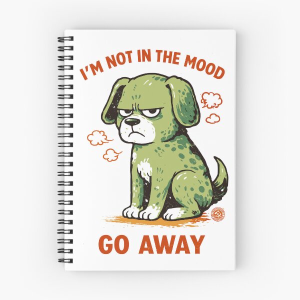 Item preview, Moody Dog Go Away Poster designed and sold by Matinez Pink.