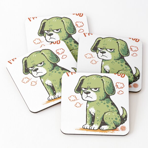 Item preview, Moody Dog Go Away Poster designed and sold by Matinez Pink.