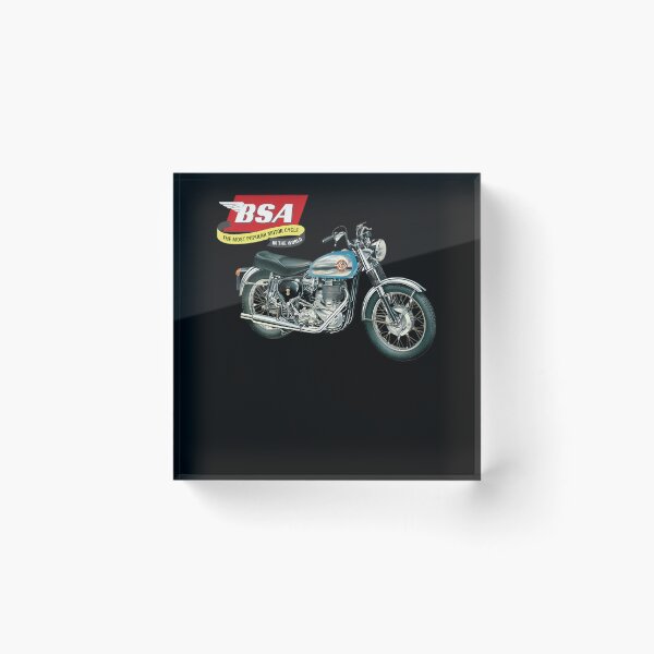 Item preview, British Blue Motorcycle Road Machine designed and sold by GabrielBelis.