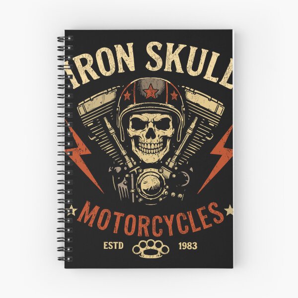 Item preview, Iron Skull Motorcycles Poster designed and sold by Matinez Pink.