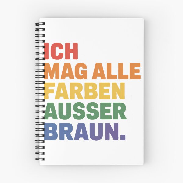 Artikelvorschau, Ich mag alle Farben ausser Braun - Linke Antifa Sticker entworfen und verkauft von LoFizzy.
