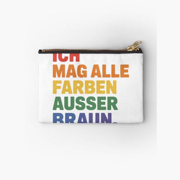Artikelvorschau, Ich mag alle Farben ausser Braun - Linke Antifa Sticker entworfen und verkauft von LoFizzy.