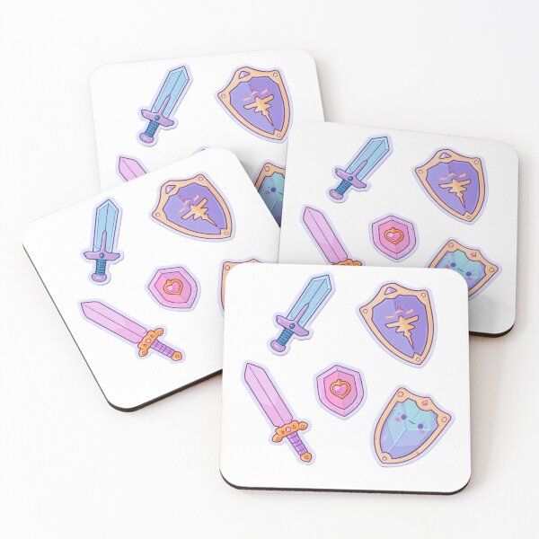Item preview, Cute Fantasy Swords Shields Gamer RPG Adventure designed and sold by NicolasGlowArt.