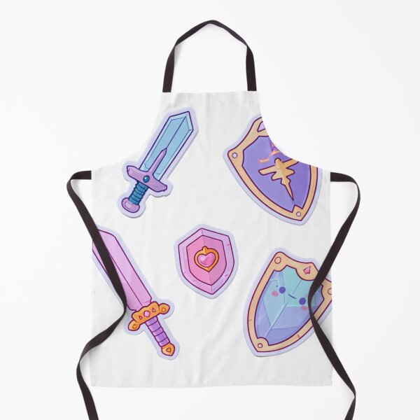 Item preview, Cute Fantasy Swords Shields Gamer RPG Adventure designed and sold by NicolasGlowArt.